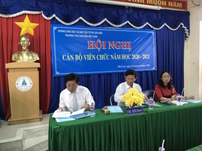 Hội nghị Cán bộ viên chức năm học 2020-2021