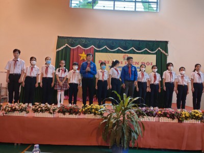 Trường THCS Nguyễn Viết Xuân tổ chức Đại hội liên đội, năm học 2022 - 2023