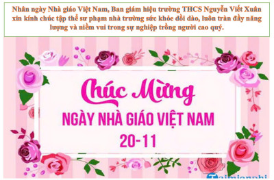 Chúc mừng ngày 20/11